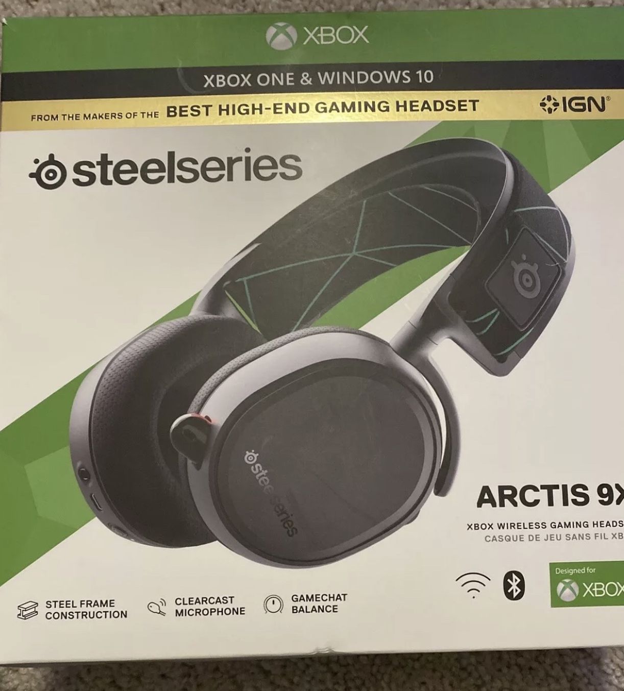 Xbox Headset, Steelseries Arctis 9x,