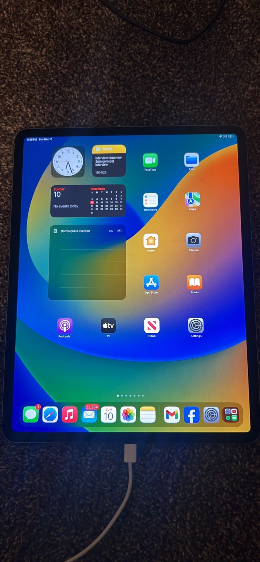 iPad Pro 12.9 Perfect Condition