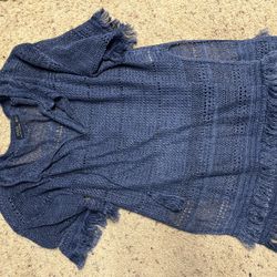 Ralph Lauren Navy Bathing suit Cover