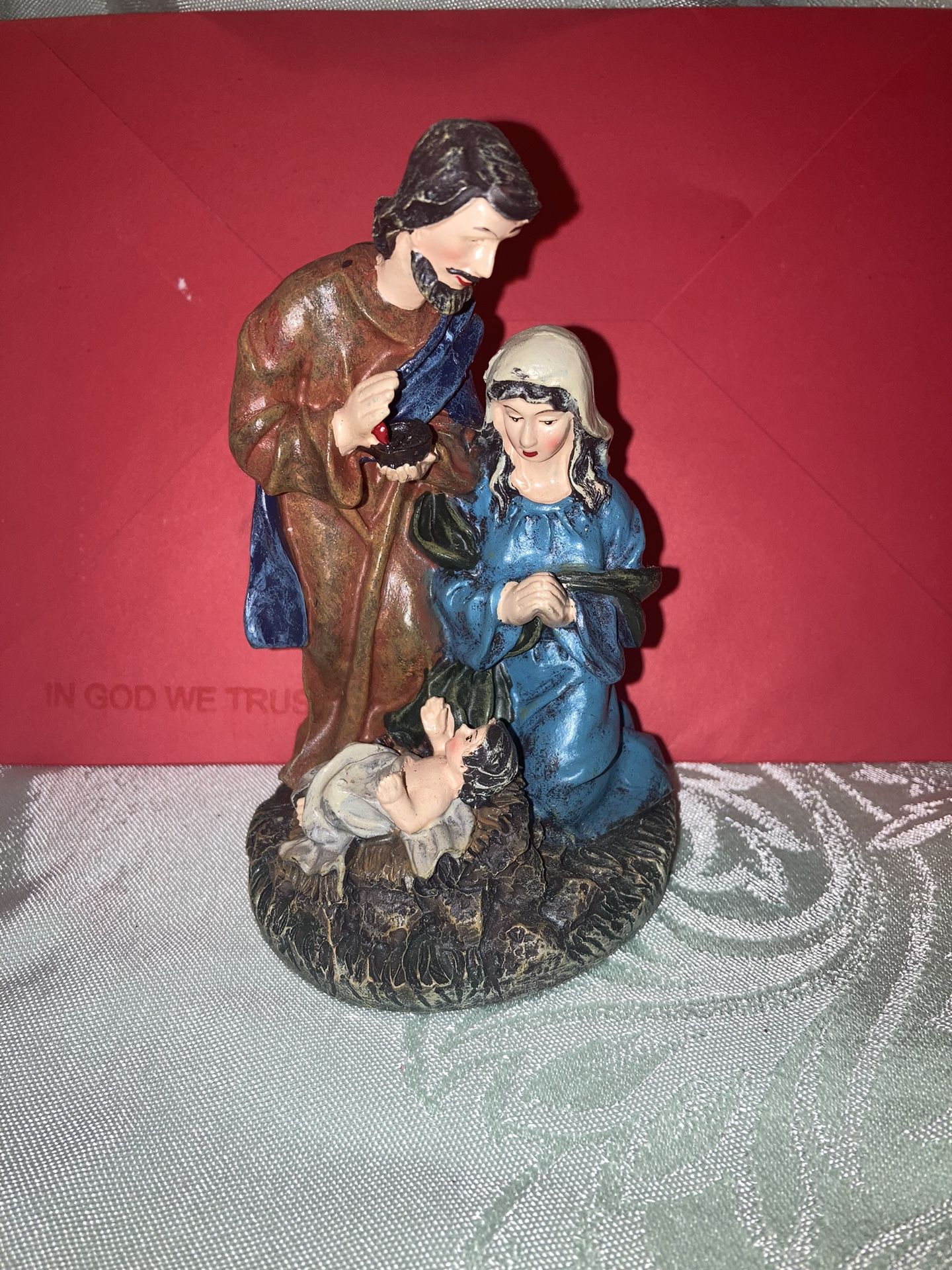 Small Holy Family Nativity Statue