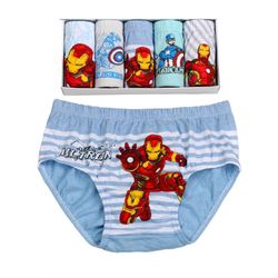 1-13 yrs boy's Disney Captain America cartoon robot panty Iron Man briefs panty 