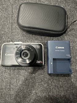Canon PowerShot SX230 HS 12.1MP 14x GPS Digital Camera Black - With Charger