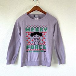 Kids Princess Leia Merry Force Be With You 