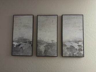 3 wall decor frames