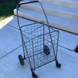 Portable Metal Grocery Cart