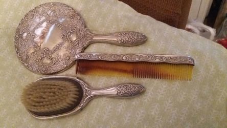 VINTAGE 3PC VANITY SET