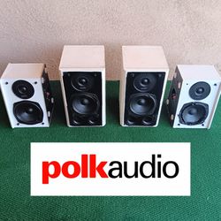 FOR PARTS POLK AUDIO Dipole & RT3 Speakers Working (Read Full Description)