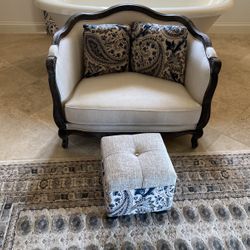 Chair With Small Foot Stool