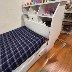 Twin Bed With Headboard 