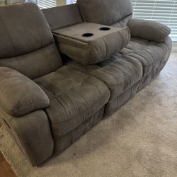 Grey Recliner 