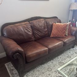 Genuine Leather Living Room Set