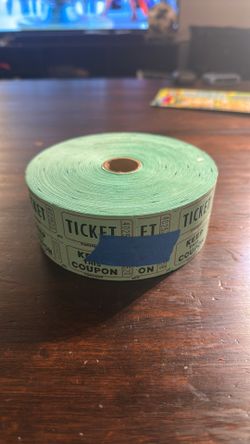 Raffle Ticket Roll