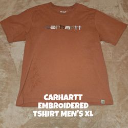 CARHARTT EMBROIDERED TSHIRT,  MEN'S XL