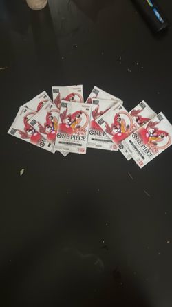 One piece round 1 packs