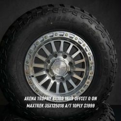 New Set Of Tires With Rims 18x9