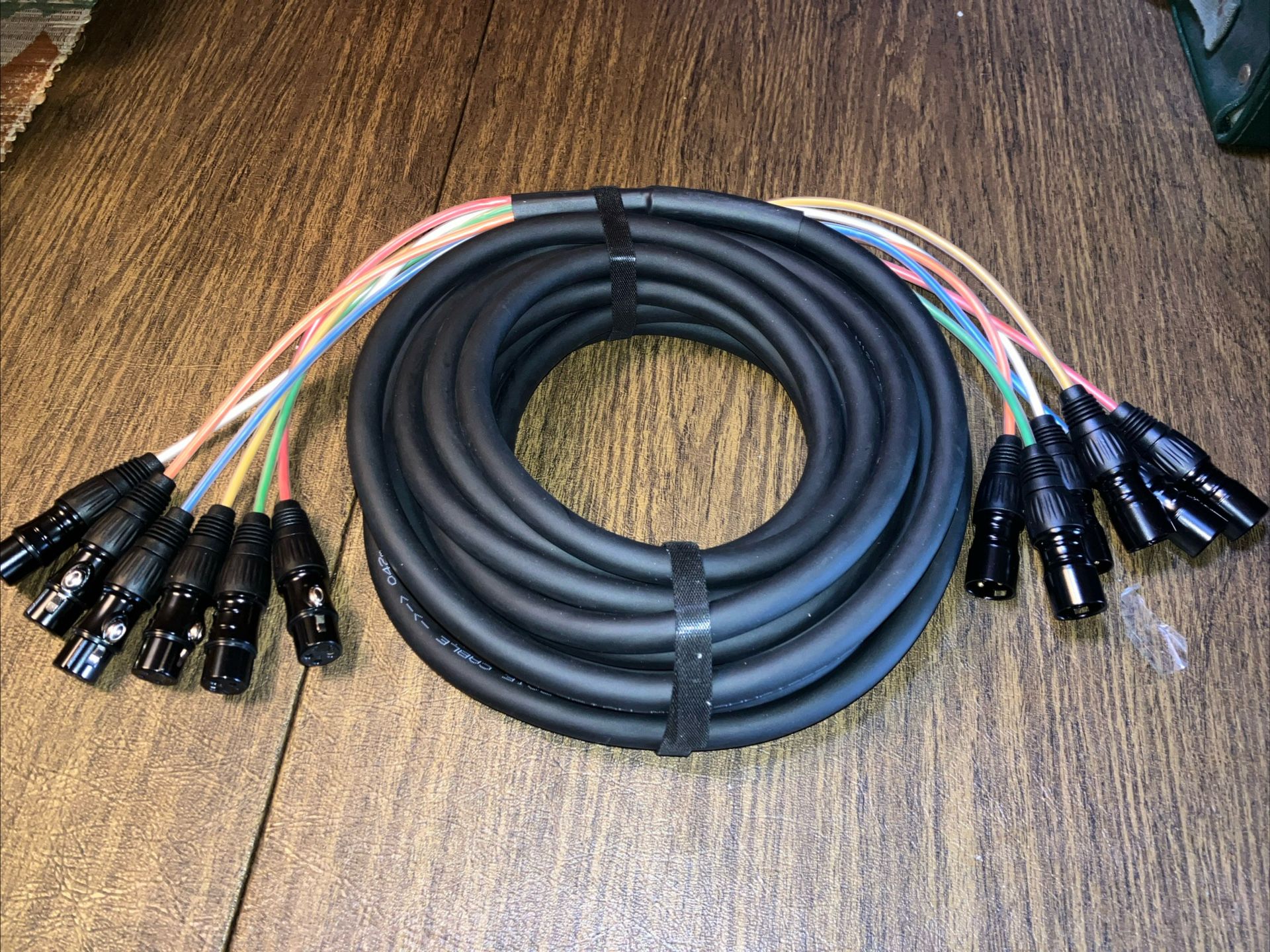 M/F 6 Chanel Snake Cable 3 Pin XLR Balanced Audio Cord