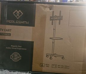 Perlesmith rolling tv stand