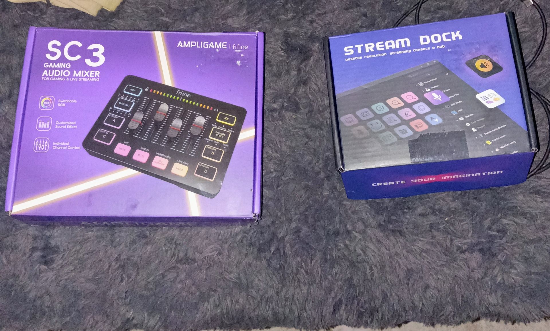 Audio mixer and streaming dock