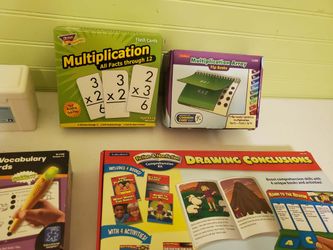 Elementary Educational Learning Kits & Flashcards Bundle (Math & Reading)