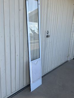 Clean Doggie Door in 