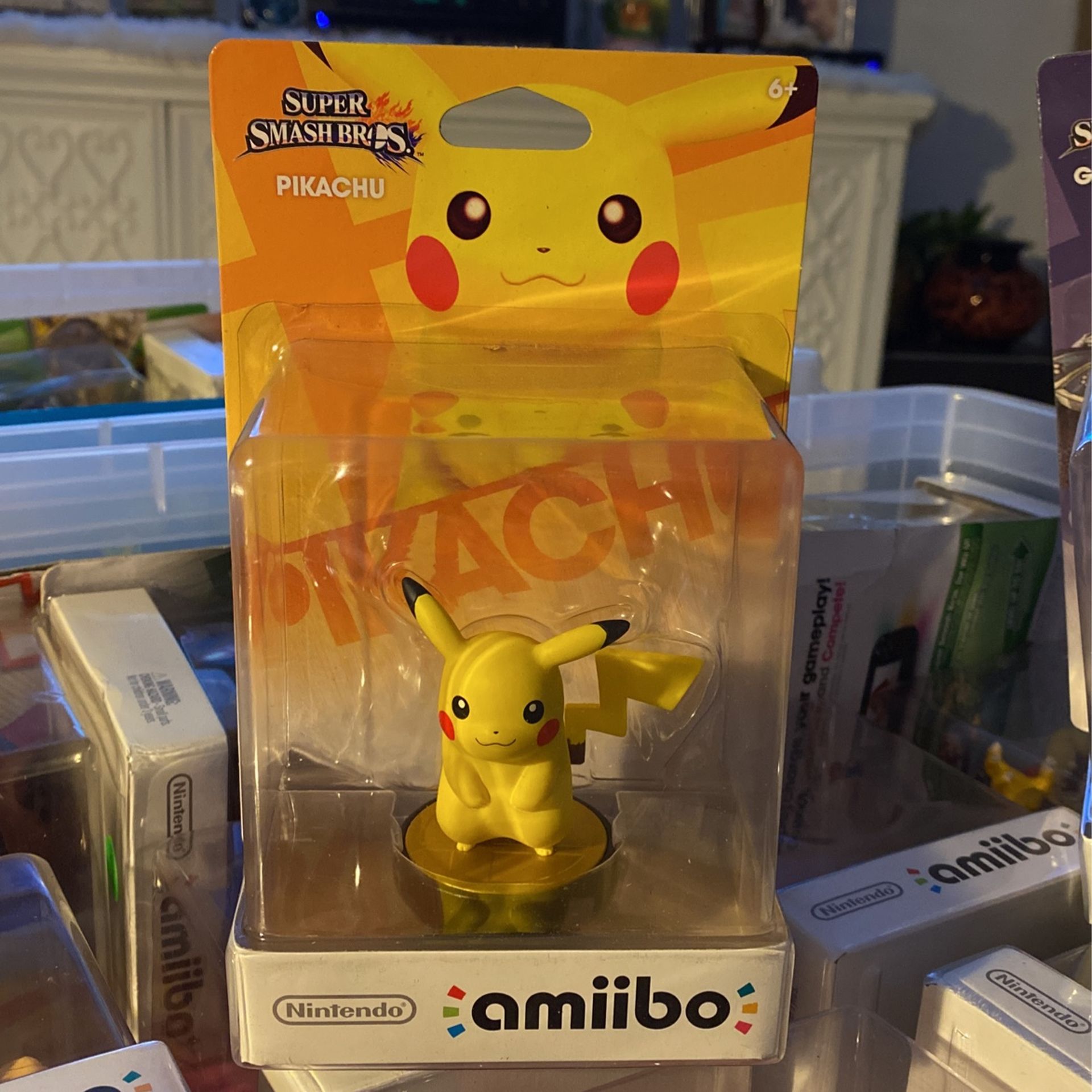Pikachu super smashbrothers by Nintendo Amiibo