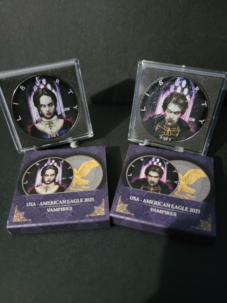 1oz Silver Vampires 