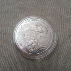 Bald Eagle One Oz  Silver Coin Uncirculated