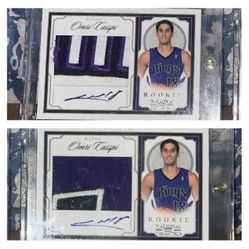 2009-10 Panini National Treasures Omri Casspi ROOKIE PATCH AUTO (Silver) x2 /99