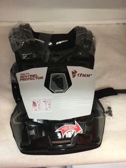 Thor Youth Sentinel Roost Deflector in Black New Never Used for Motocross ATV BMX Paintball
