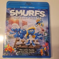 $5 BLU RAY  MOVIE. SMURFS : THE LOST VILLAGE. BLU RAY ONLY. NO DIGITAL. $5 OR TRADE FOR A MOVIE TITLE I DO NOT ALREADY OWN.