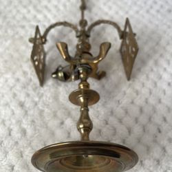 Vintage Brass 4-Wick Oil Lamp #26