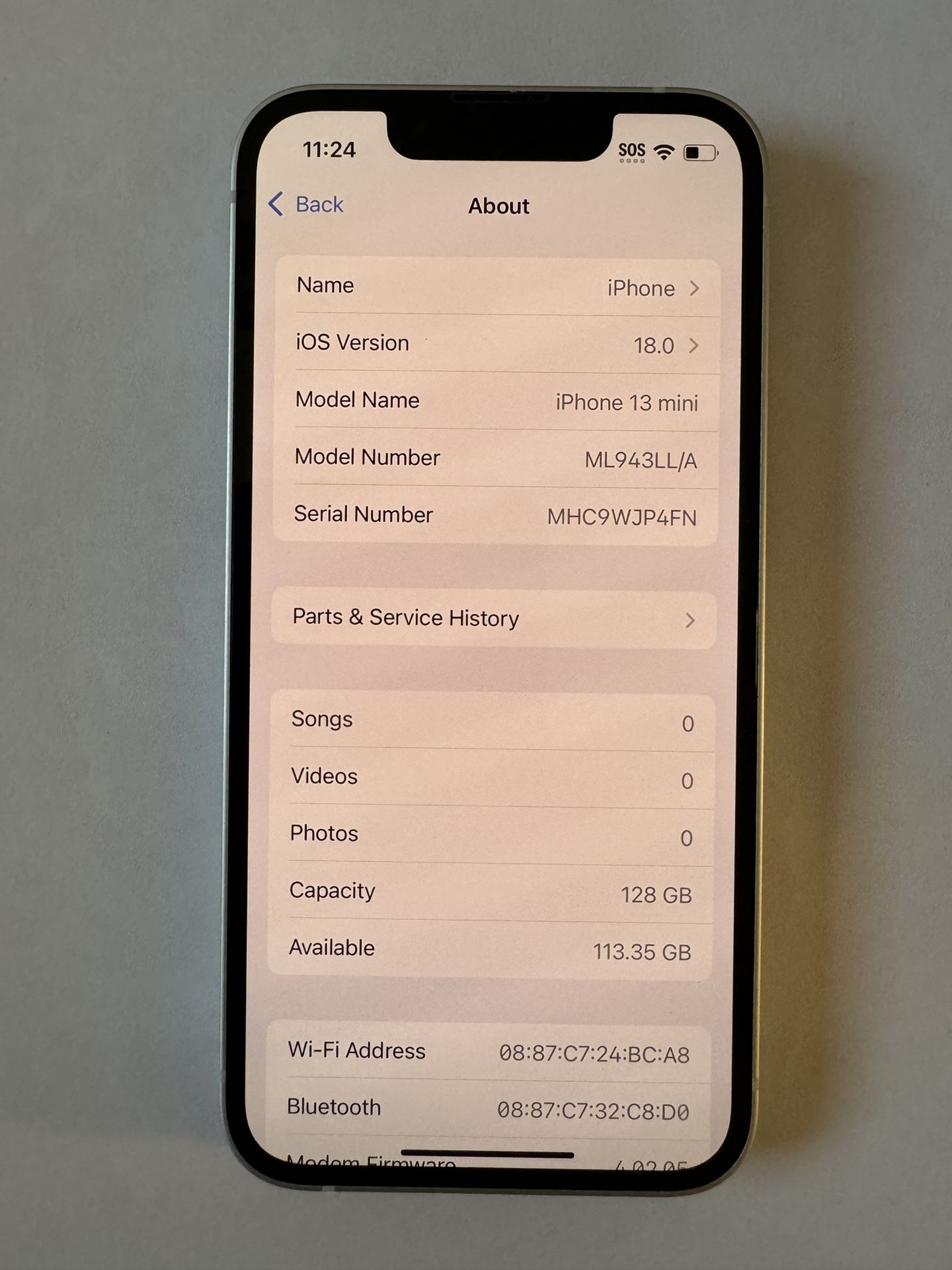 iPhone 13 Mini Unlocked 128gb