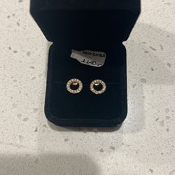 Diamond Gold Earrings 