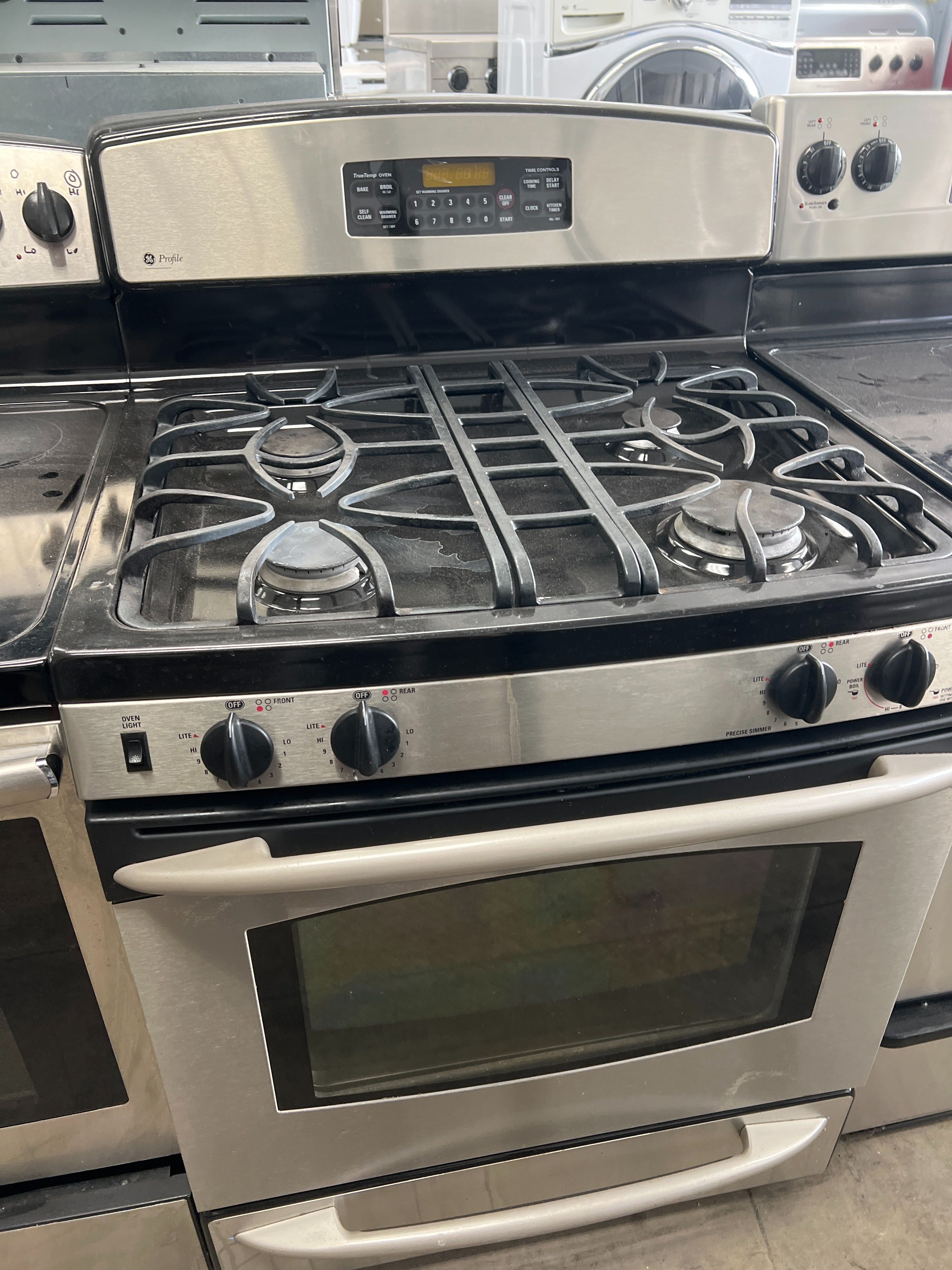 Ge stainless steel gas stove free delivery 120 day warranty