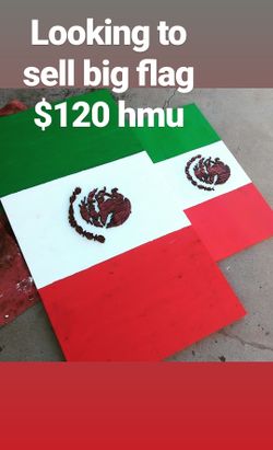 Mexican wood flag