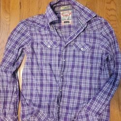 Just A Cheap Shirt - Plaid Purple 