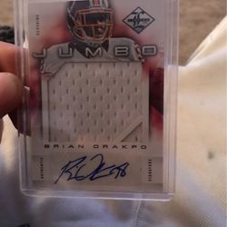 Brian Orakpo Autographed Jersey Card Numbered 2 out of 10