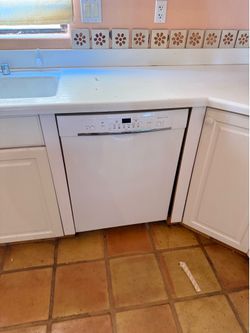 Dishwasher and microwave