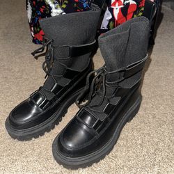 Black Combat Boots