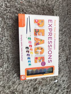 Kids paint your own porcelain expressions