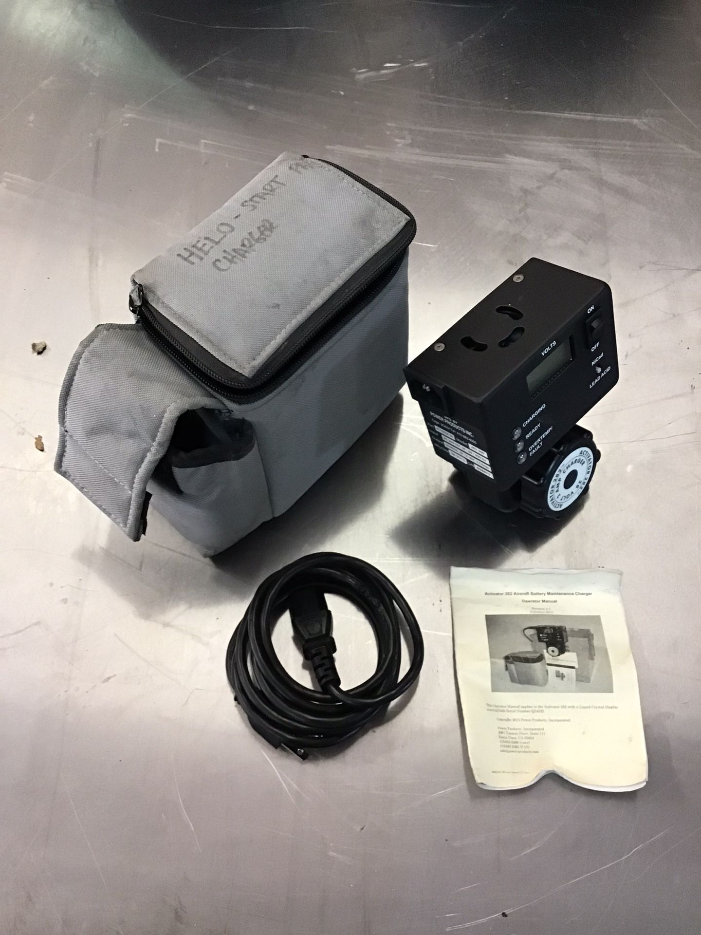 LAMAR POWER PRODUCTS ACTIVATOR 282 24V AIRCRAFT BATTERY CHARGER