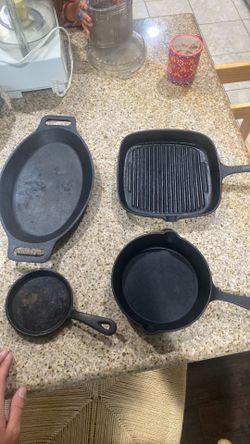 Cast iron pans