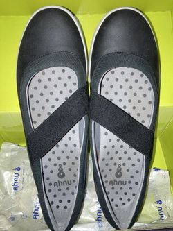 Ahnu Telegraph Leather Women’s Size 10 Slip On Shoes