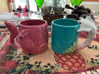 Fish coffee mugs
