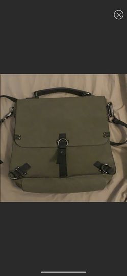 Simply Vegan Leather Small Messenger/Laptop Bag