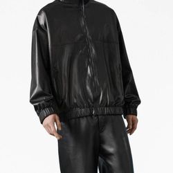 Gucci Leather Bomber Jacket