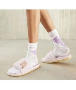 Nike Offcourt Adjust Slides Light Pink Women's Adjustable Sandals - Size 6 - NEW