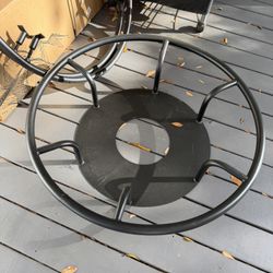 Barrel Foot Rest Metal 