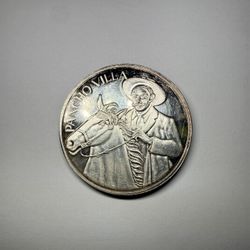Pancho Villa  .999 Fine Silver Round - 1 Troy Ounce 