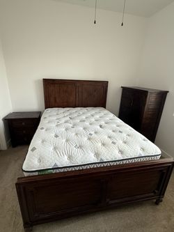 Complete Queen Bedroom Set + Mattress-$699